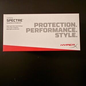 HyperX Spectre Gaming Eyewear (Satin Black & Blue) Blue Light Protection